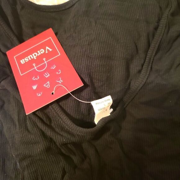 Tank top body suit, very stretchy, NWT, black size small, snaps at crotch - Picture 7 of 7